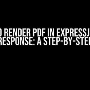 How to Render PDF in ExpressJS from Axios Response: A Step-by-Step Guide